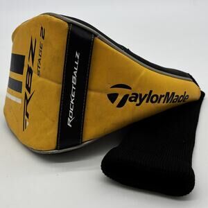 Taylormade RBZ Stage 2 Golf Club Headcover Nlack Yellow Roacketballz Tail Sock